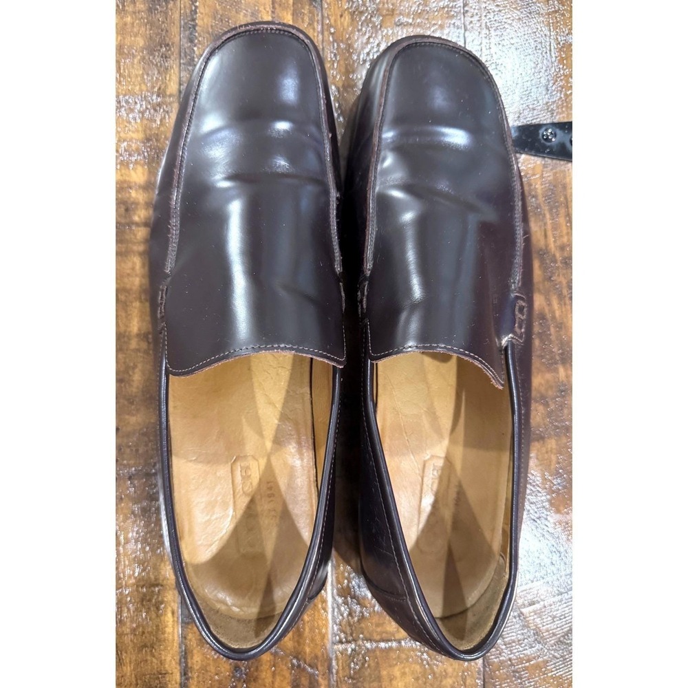 COACH Jerry Black Leather Loafers Size US 12D Made In Italy Executive Dress